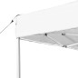 vidaXL Profi-Partyzelt Faltbar Aluminium 4,5x3 m Weiß vidaXL Profi-Partyzelt Faltbar Aluminium 4,5x3 m Weiß