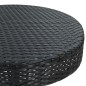 vidaXL 3-tlg. Gartenbar-Set mit Kissen Poly Rattan Schwarz vidaXL 3-tlg. Gartenbar-Set mit Kissen Poly Rattan Schwarz