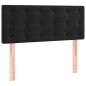vidaXL Boxspringbett mit Matratze Schwarz 120x190 cm Samt vidaXL Boxspringbett mit Matratze Schwarz 120x190 cm Samt