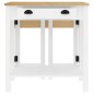 vidaXL 3-tlg. Bar-Set Weiß Massivholz Kiefer vidaXL 3-tlg. Bar-Set Weiß Massivholz Kiefer
