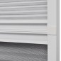 vidaXL Insektenschutz-Plissee für Fenster Jalousie Aluminium 80x120 cm vidaXL Insektenschutz-Plissee für Fenster Jalousie Aluminium 80x120 cm