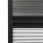 vidaXL Insektenschutz-Plissee für Fenster Alu 80x100 cm mit Jalousie vidaXL Insektenschutz-Plissee für Fenster Alu 80x100 cm mit Jalousie