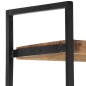 vidaXL Bücherregal 4 Ebenen 124x30x180 cm Raues Mangoholz vidaXL Bücherregal 4 Ebenen 124x30x180 cm Raues Mangoholz