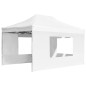 vidaXL Profi-Partyzelt Faltbar mit Wänden Aluminium 4,5×3m Weiß vidaXL Profi-Partyzelt Faltbar mit Wänden Aluminium 4,5×3m Weiß