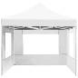 vidaXL Profi-Partyzelt Faltbar mit Wänden Aluminium 4,5×3m Weiß vidaXL Profi-Partyzelt Faltbar mit Wänden Aluminium 4,5×3m Weiß