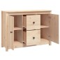 vidaXL Sideboard 100x35x74 cm Massivholz Kiefer vidaXL Sideboard 100x35x74 cm Massivholz Kiefer