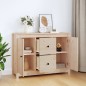 vidaXL Sideboard 100x35x74 cm Massivholz Kiefer vidaXL Sideboard 100x35x74 cm Massivholz Kiefer