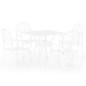 5-tlg. Bistro-Set Aluminiumguss Weiß 5-tlg. Bistro-Set Aluminiumguss Weiß