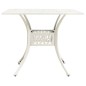 5-tlg. Bistro-Set Aluminiumguss Weiß 5-tlg. Bistro-Set Aluminiumguss Weiß