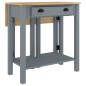 vidaXL 3-tlg. Bar-Set Grau Massivholz Kiefer vidaXL 3-tlg. Bar-Set Grau Massivholz Kiefer