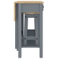 vidaXL 3-tlg. Bar-Set Grau Massivholz Kiefer vidaXL 3-tlg. Bar-Set Grau Massivholz Kiefer