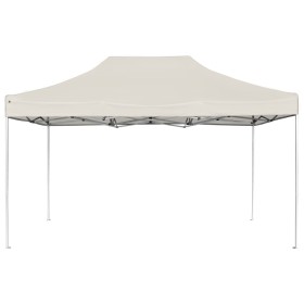 vidaXL Profi-Partyzelt Faltbar Aluminium 4,5x3 m Creme