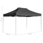 vidaXL Profi-Partyzelt Faltbar Aluminium 4,5x3 m Anthrazit vidaXL Profi-Partyzelt Faltbar Aluminium 4,5x3 m Anthrazit
