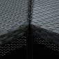 vidaXL 4-tlg. Gartenbar-Set mit Kissen Poly Rattan Schwarz vidaXL 4-tlg. Gartenbar-Set mit Kissen Poly Rattan Schwarz