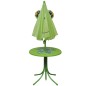 vidaXL 3-tlg. Garten-Bistro-Set für Kinder mit Sonnenschirm Grün vidaXL 3-tlg. Garten-Bistro-Set für Kinder mit Sonnenschirm Grün