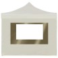 vidaXL Profi-Partyzelt Faltbar mit Wänden Aluminium 3x3 m Creme vidaXL Profi-Partyzelt Faltbar mit Wänden Aluminium 3x3 m Creme