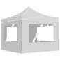 vidaXL Profi-Partyzelt Faltbar mit Wänden Aluminium 3×3m Weiß vidaXL Profi-Partyzelt Faltbar mit Wänden Aluminium 3×3m Weiß