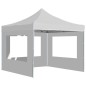 vidaXL Profi-Partyzelt Faltbar mit Wänden Aluminium 3×3m Weiß vidaXL Profi-Partyzelt Faltbar mit Wänden Aluminium 3×3m Weiß