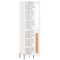 Highboard Weiß 34,5x34x180 cm Holzwerkstoff Highboard Weiß 34,5x34x180 cm Holzwerkstoff