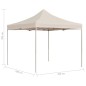 vidaXL Profi-Partyzelt Faltbar Aluminium 3x3 m Creme vidaXL Profi-Partyzelt Faltbar Aluminium 3x3 m Creme