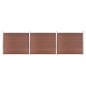 vidaXL Zaunelement Set WPC 526x146 cm Braun vidaXL Zaunelement Set WPC 526x146 cm Braun