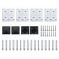 vidaXL Zaunelement Set WPC 526x146 cm Braun vidaXL Zaunelement Set WPC 526x146 cm Braun