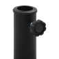 vidaXL Sonnenschirmfuß Rund 19 kg Schwarz Polyharz vidaXL Sonnenschirmfuß Rund 19 kg Schwarz Polyharz