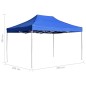 vidaXL Profi-Partyzelt Faltbar Aluminium 4,5x3 m Blau vidaXL Profi-Partyzelt Faltbar Aluminium 4,5x3 m Blau