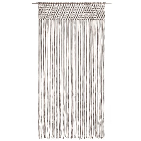 vidaXL Makramee Vorhang Taupe 140x240 cm Baumwolle