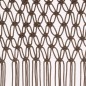 vidaXL Makramee Vorhang Taupe 140x240 cm Baumwolle vidaXL Makramee Vorhang Taupe 140x240 cm Baumwolle
