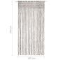 vidaXL Makramee Vorhang Taupe 140x240 cm Baumwolle vidaXL Makramee Vorhang Taupe 140x240 cm Baumwolle