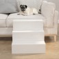 vidaXL Haustiertreppe Weiß 40x37,5x35 cm Massivholz Kiefer vidaXL Haustiertreppe Weiß 40x37,5x35 cm Massivholz Kiefer