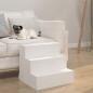 vidaXL Haustiertreppe Weiß 40x37,5x35 cm Massivholz Kiefer vidaXL Haustiertreppe Weiß 40x37,5x35 cm Massivholz Kiefer