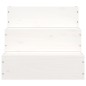 vidaXL Haustiertreppe Weiß 40x37,5x35 cm Massivholz Kiefer vidaXL Haustiertreppe Weiß 40x37,5x35 cm Massivholz Kiefer