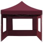 vidaXL Profi-Partyzelt Faltbar mit Wänden Aluminium 4,5×3m Weinrot vidaXL Profi-Partyzelt Faltbar mit Wänden Aluminium 4,5×3m Weinrot