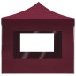 vidaXL Profi-Partyzelt Faltbar mit Wänden Aluminium 4,5×3m Weinrot vidaXL Profi-Partyzelt Faltbar mit Wänden Aluminium 4,5×3m Weinrot