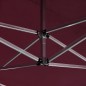 vidaXL Profi-Partyzelt Faltbar mit Wänden Aluminium 4,5×3m Weinrot vidaXL Profi-Partyzelt Faltbar mit Wänden Aluminium 4,5×3m Weinrot
