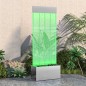 vidaXL Wassersäule mit RGB LEDs Edelstahl und Acryl 110 cm vidaXL Wassersäule mit RGB LEDs Edelstahl und Acryl 110 cm