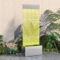 vidaXL Wassersäule mit RGB LEDs Edelstahl und Acryl 110 cm vidaXL Wassersäule mit RGB LEDs Edelstahl und Acryl 110 cm