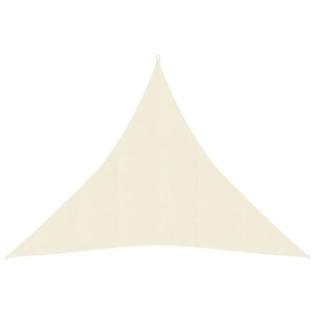 vidaXL Sonnensegel 160 g/m² Creme 6x6x6 m HDPE