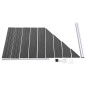Zaunelement Set WPC 1138x(105-186) cm Schwarz Zaunelement Set WPC 1138x(105-186) cm Schwarz