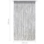 vidaXL Makramee Vorhang Anthrazit 140x240 cm Baumwolle vidaXL Makramee Vorhang Anthrazit 140x240 cm Baumwolle
