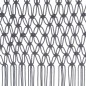 vidaXL Makramee Vorhang Anthrazit 140x240 cm Baumwolle vidaXL Makramee Vorhang Anthrazit 140x240 cm Baumwolle
