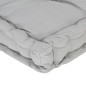 vidaXL Palettenauflagen 2 Stk. Baumwolle Grau vidaXL Palettenauflagen 2 Stk. Baumwolle Grau
