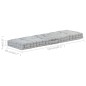 vidaXL Palettenauflagen 2 Stk. Baumwolle Grau vidaXL Palettenauflagen 2 Stk. Baumwolle Grau