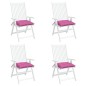 vidaXL Stuhlkissen 4 Stk. Rosa 40x40x7 cm Stoff vidaXL Stuhlkissen 4 Stk. Rosa 40x40x7 cm Stoff