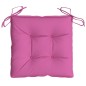vidaXL Stuhlkissen 4 Stk. Rosa 40x40x7 cm Stoff vidaXL Stuhlkissen 4 Stk. Rosa 40x40x7 cm Stoff