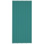 vidaXL Dachpaneele 36 Stk. Verzinkter Stahl Grün 100x45 cm vidaXL Dachpaneele 36 Stk. Verzinkter Stahl Grün 100x45 cm