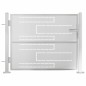 vidaXL Gartentor 100x75 cm Edelstahl vidaXL Gartentor 100x75 cm Edelstahl