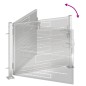 vidaXL Gartentor 100x75 cm Edelstahl vidaXL Gartentor 100x75 cm Edelstahl